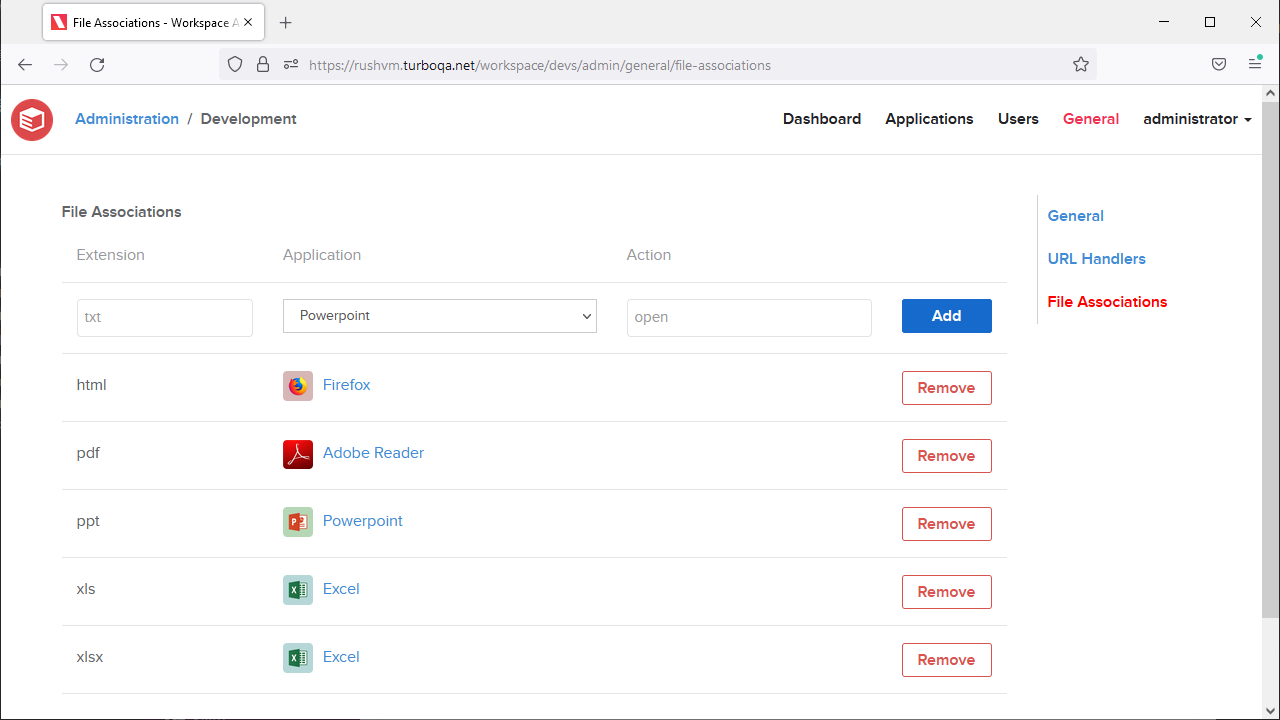 File Associations