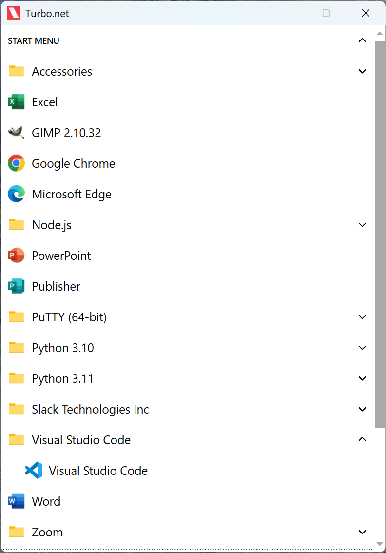 Turbo Launcher Interface