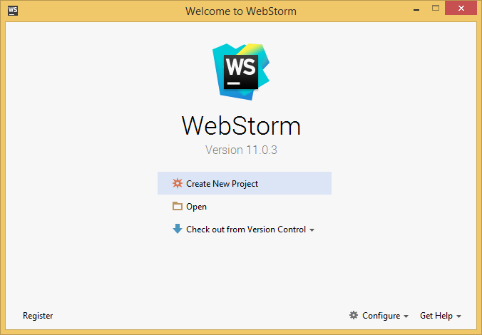 Webstorm's screenshot