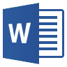Microsoft Word's icon