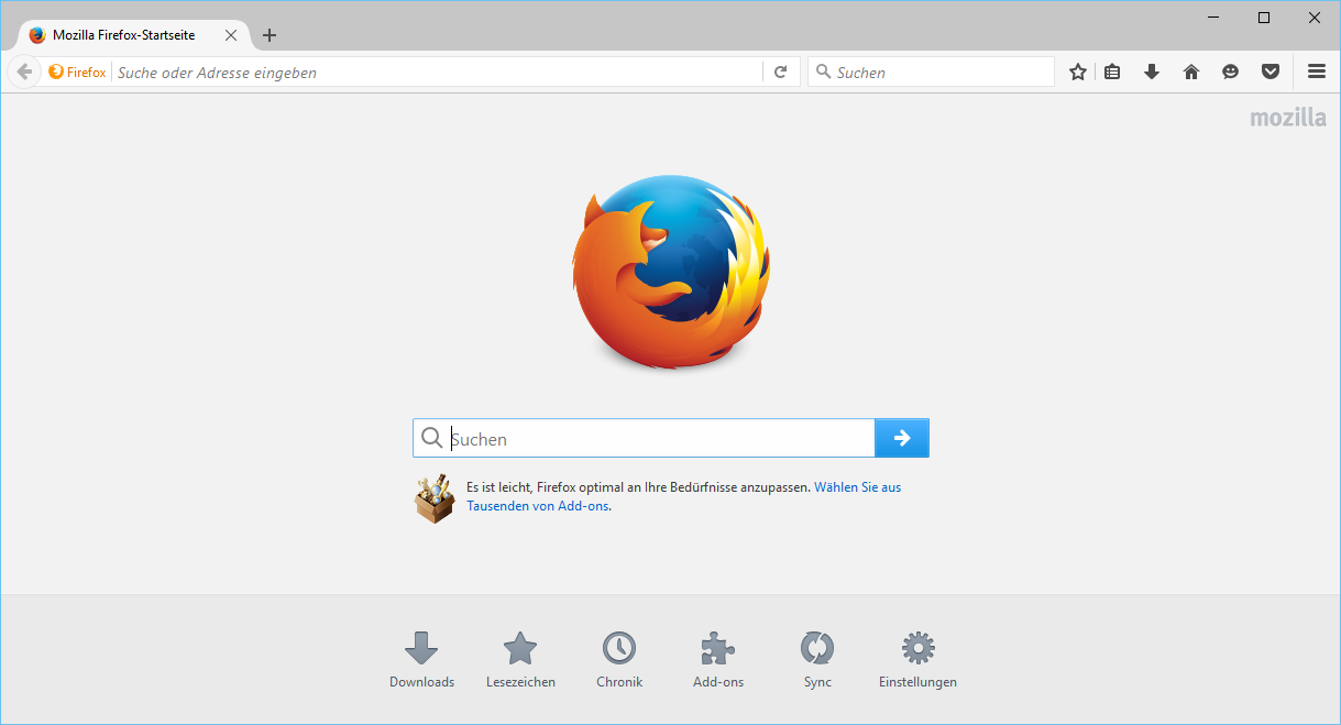 Firefox German's screenshot