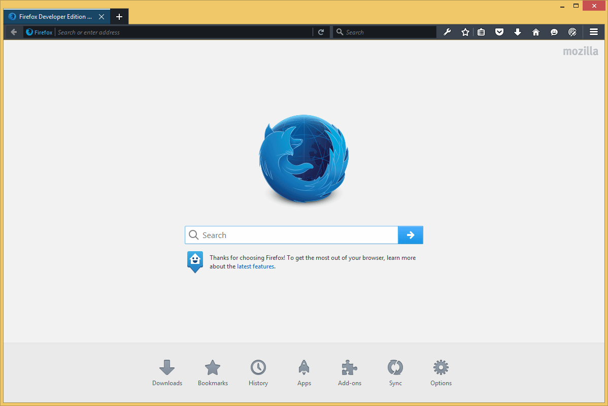 Firefox Developer's screenshot