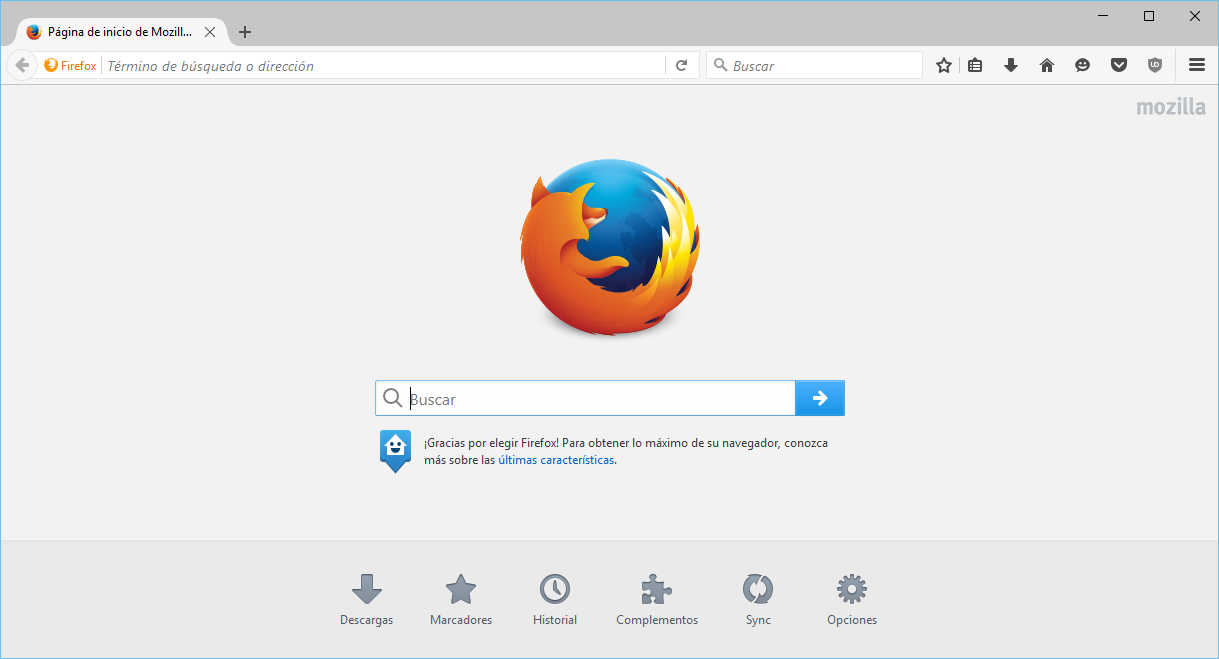 Firefox Spanish's screenshot
