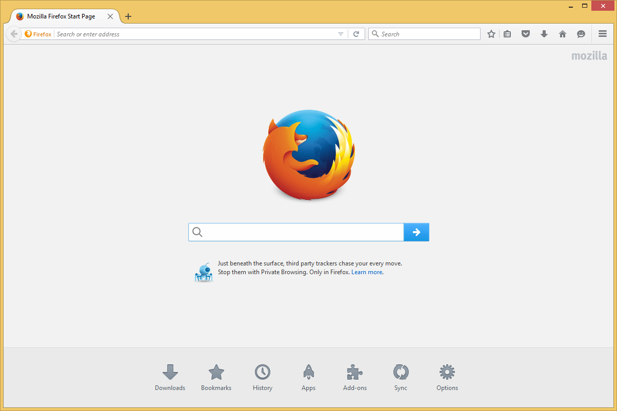 Firefox's screenshot